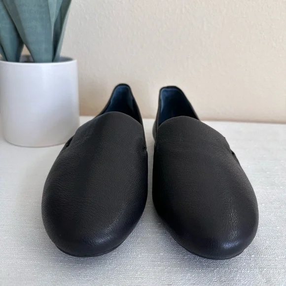 New Birdies Black Soft Leather Casaul Comfy Loafers Women display picture 1